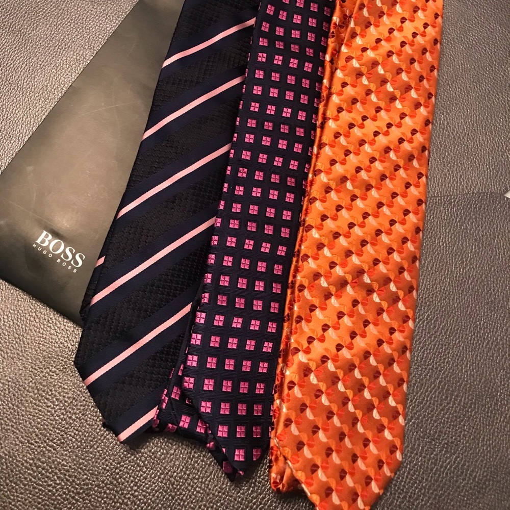 THREE Hugo Boss Ties